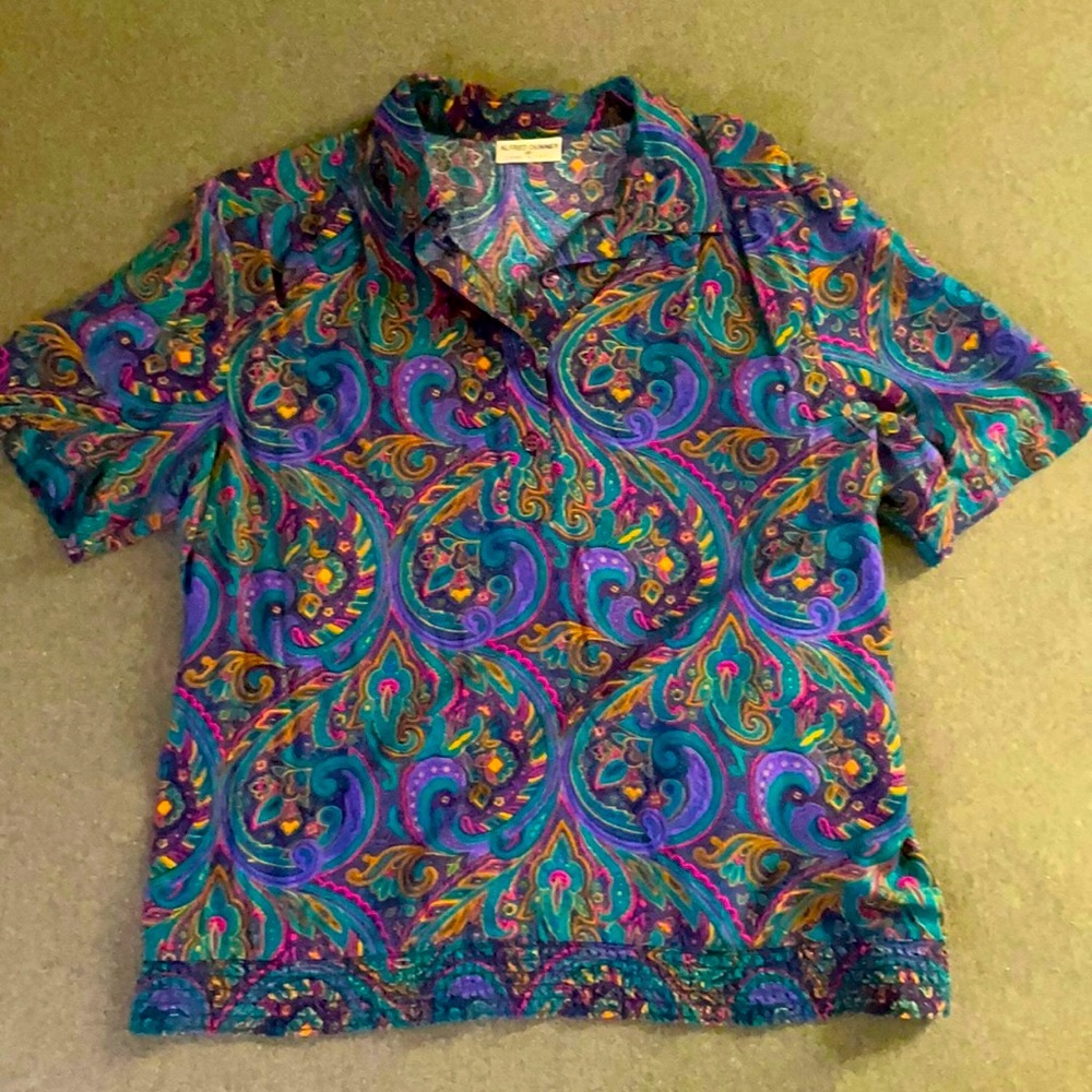 Vintage Alfred Dunner 80’s floral top